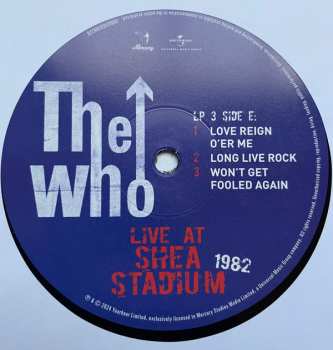 3LP The Who: Live At Shea Stadium 1982