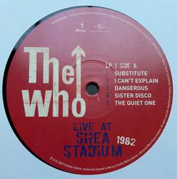 3LP The Who: Live At Shea Stadium 1982