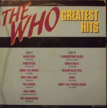 LP The Who: Greatest Hits