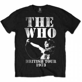 Merch The Who: Tričko British Tour 1973  S