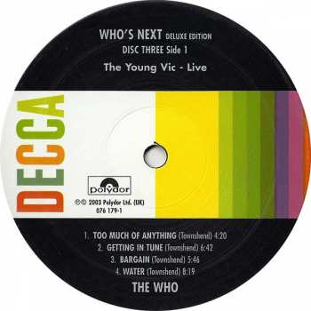 3LP The Who: Who's Next DLX