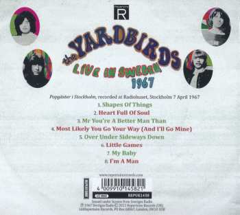 CD The Yardbirds: Live In Sweden DIGI