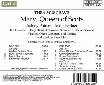 2CD Thea Musgrave: Mary Queen Of Scots