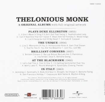 5CD/Box Set Thelonious Monk: 5 Original Albums
