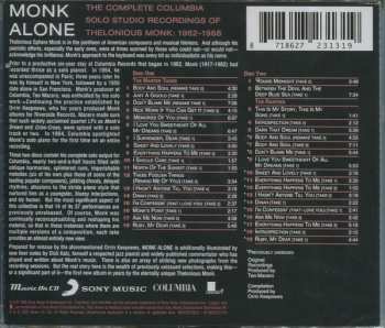 2CD Thelonious Monk: Monk Alone: The Complete Columbia Solo Studio Recordings 1962-1968