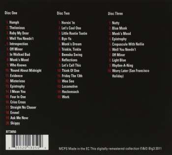3CD Thelonious Monk: The Absolutely Essential 3 CD Collection