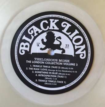 LP Thelonious Monk: The London Collection Volume 3 CLR | LTD