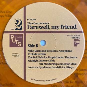 LP Thes One: Farewell, My Friend
