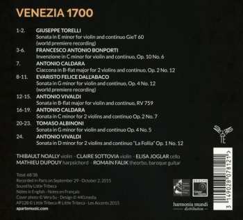 CD Les Accents: Venezia 1700