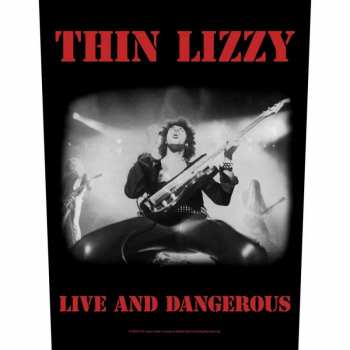 Merch Thin Lizzy: Back patch Live & Dangerous