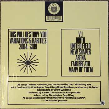 LP This Will Destroy You: Variations & Rarities: 2004​-​2019 Vol. I CLR
