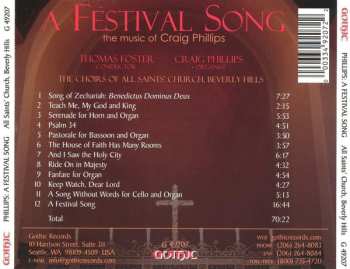 CD All Saints' Choir Beverly Hills: Festival Song - The Music Of Craig Phillips