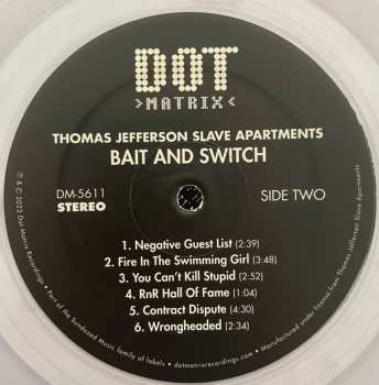 LP Thomas Jefferson Slave Apartments: Bait And Switch CLR