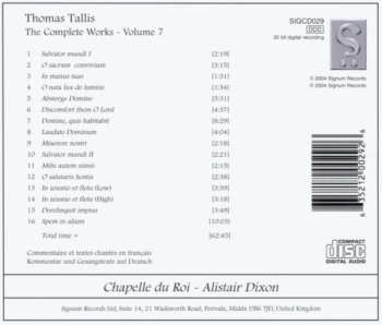 CD Thomas Tallis: Music For Queen Elizabeth