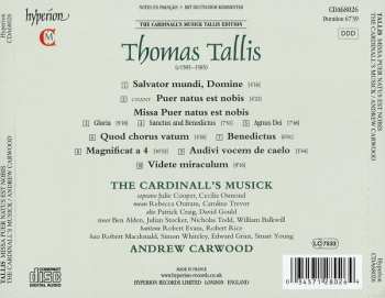 CD Thomas Tallis: Missa Puer Natus Est Nobis