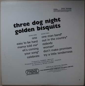 LP Three Dog Night: Golden Bisquits