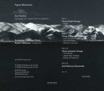 CD Tigran Mansurian: Ars Poetica