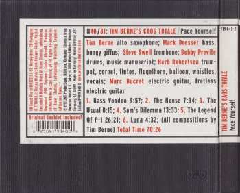 CD Tim Berne's Caos Totale: Pace Yourself