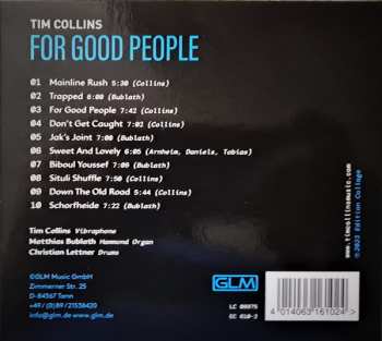 CD Tim Collins: For Good People