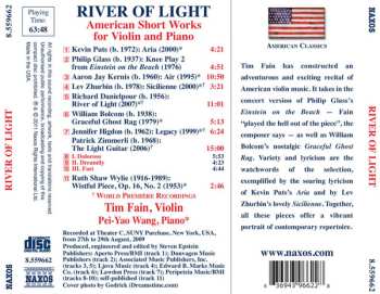 CD Philip Glass: River Of Light: American Short Works For Violin And Piano