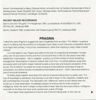 CD Tim Hodgkinson: Pragma