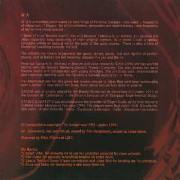 CD Tim Hodgkinson: Sang