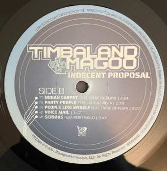 2LP Timbaland & Magoo: Indecent Proposal