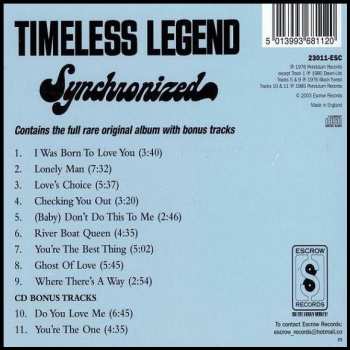 CD Timeless Legend: Synchronized