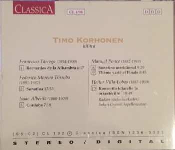 CD Timo Korhonen: Timo Korhonen, Kitara