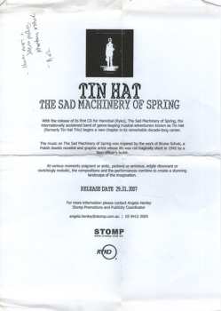 CD Tin Hat Trio: The Sad Machinery Of Spring