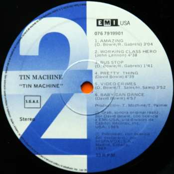 LP Tin Machine: Tin Machine
