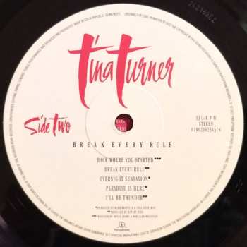 LP Tina Turner: Break Every Rule