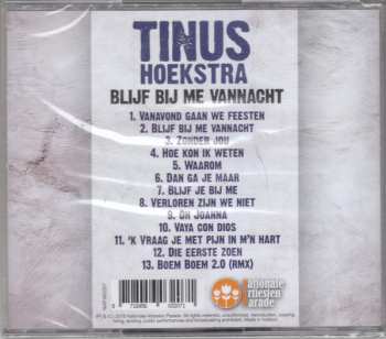 CD Tinus Hoekstra: Blijf Bij Me Vannacht