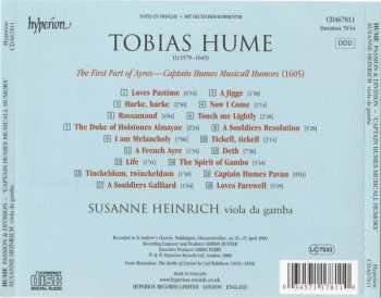 CD Tobias Hume: Passion & Division — 'Captain Humes Musicall Humors'