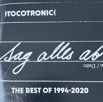 2CD Tocotronic: Sag Alles Ab - The Best Of 1994-2020