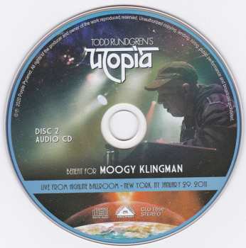 4CD/2DVD/Box Set Utopia: Benefit For Moogy Klingman