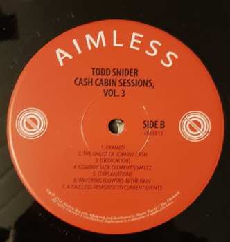 LP Todd Snider: Cash Cabin Sessions, Vol. 3