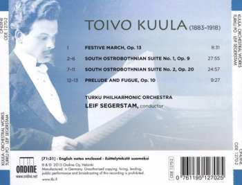 CD Leif Segerstam: Festive March/ South Ostrobothnian Suites 1 & 2/ Prelude And Fugue