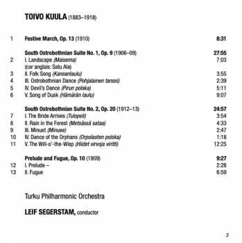 CD Leif Segerstam: Festive March/ South Ostrobothnian Suites 1 & 2/ Prelude And Fugue