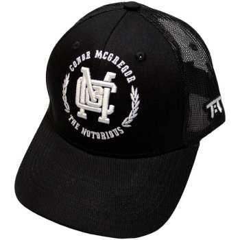 Merch Tokyo Time: Tokyo Time Unisex Mesh Back Cap: Ufc Mcgregor White Wreath Logo