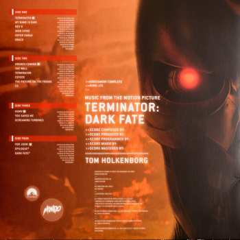 2LP Tom Holkenborg: Terminator: Dark Fate (Music From The Motion Picture) CLR
