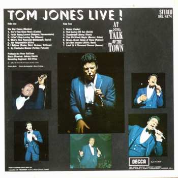 LP Tom Jones: Tom Jones Live! At The Talk Of The Town