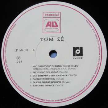 LP Tom Zé: Grande Liquidação