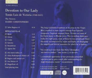 CD The Sixteen: Devotion to Our Lady
