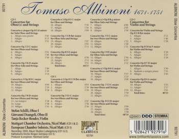 3CD Tomaso Albinoni: Oboe Concertos Complete, Op. 7 & 9