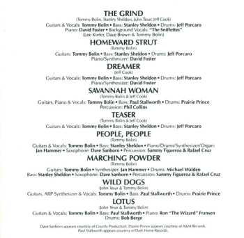 CD Tommy Bolin: Teaser