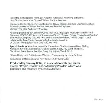 CD Tommy Bolin: Teaser