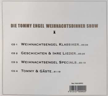 4CD/Box Set Tommy Engel: Weihnachtsengel X (Die Tommy Engel Weihnachtsdinner Show)