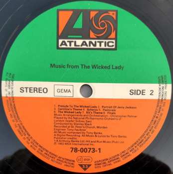LP Tony Banks: The Wicked Lady (Original SoundTrack)