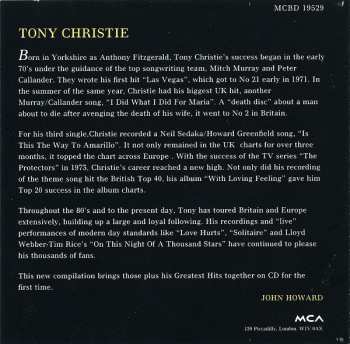 CD Tony Christie: The Best Of Tony Christie
